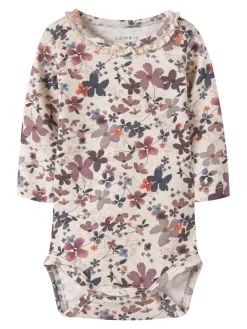 Best Naline Langærmet Body - Peyote Melange Bodystocking Langærmet