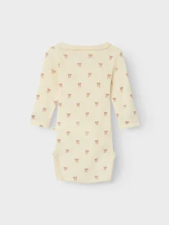 Nalu Uld Langærmet Body - Turtledove Uldbodyer