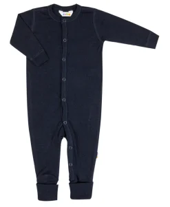 Hot Natdragt 2i1fod - Navy Ulddragter|Heldragter U. Fod