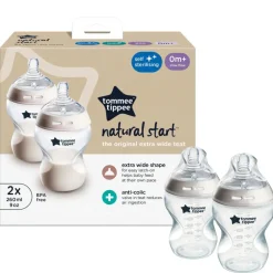 New Natural start sutteflaske 2 x 260 ml Sutteflasker