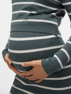 Best Newsiv june langærmet strik kjole - STORMY WEATHER Kjoler/Nederdele