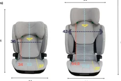 Best Nextkid - Shell Black Autostole 100-150 Cm (4-12 År)