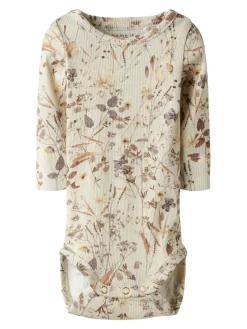 Clearance Niara Langærmet Body - OATMEAL Bodystocking Langærmet