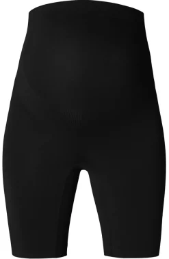 Discount Niru Sømløse Shorts Lang Otb - Black Jeans, Bukser & Shorts
