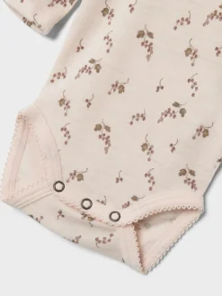 Outlet Noel Nia Uld Langærmet Body - Morganite Uldbodyer