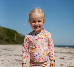 Sale Nor - UV-bluse LS - LYSERØD Badeshorts & Bluser