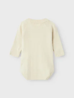 New Nord Langærmet Strik Body - Turtledove Bodystocking Langærmet