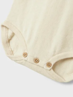 New Nord Langærmet Strik Body - Turtledove Bodystocking Langærmet