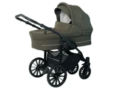 Outlet Nordic Lux - Dusty Olive Barnevogne Med Langt Liggemål