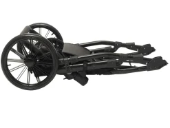 New Nordic Lux - Navy Quilt Barnevogne Med Langt Liggemål