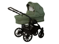 Discount Nordic Lux inkl. regnslag og kopholder - Dusty green Barnevognspakker