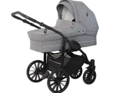 Sale Nordic Lux inkl. regnslag og kopholder - Grey melange Barnevognspakker