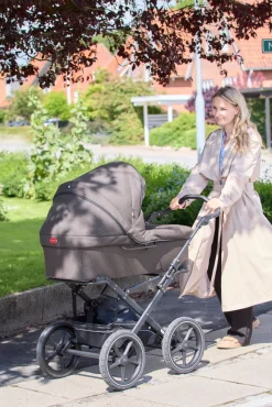 Online North - dark brown Barnevogne Med Langt Liggemål