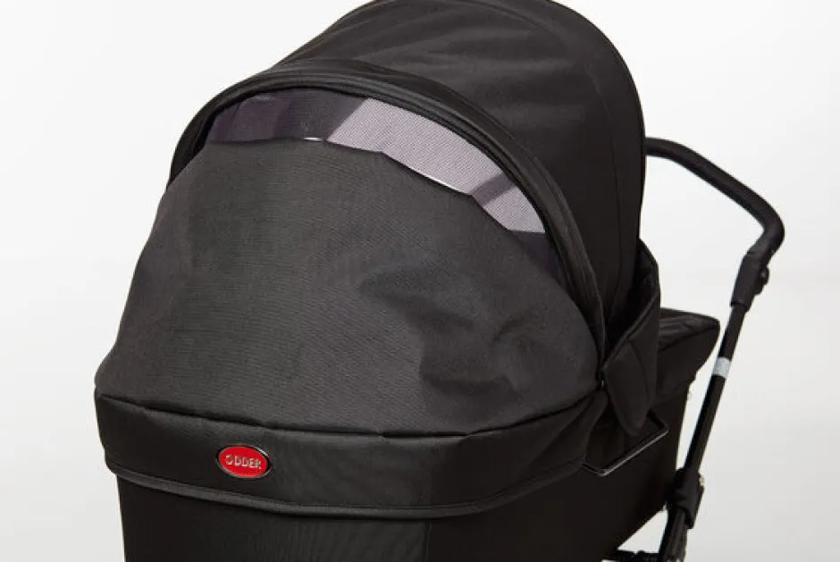 Outlet North - sort Barnevogne Med Langt Liggemål