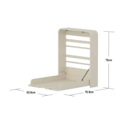 Discount Nova væghængt Puslebord, creme Børn Pusleborde|Pusleborde