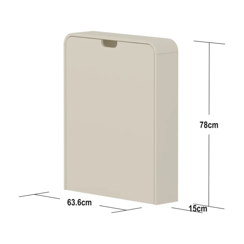 Discount Nova væghængt Puslebord, creme Børn Pusleborde|Pusleborde