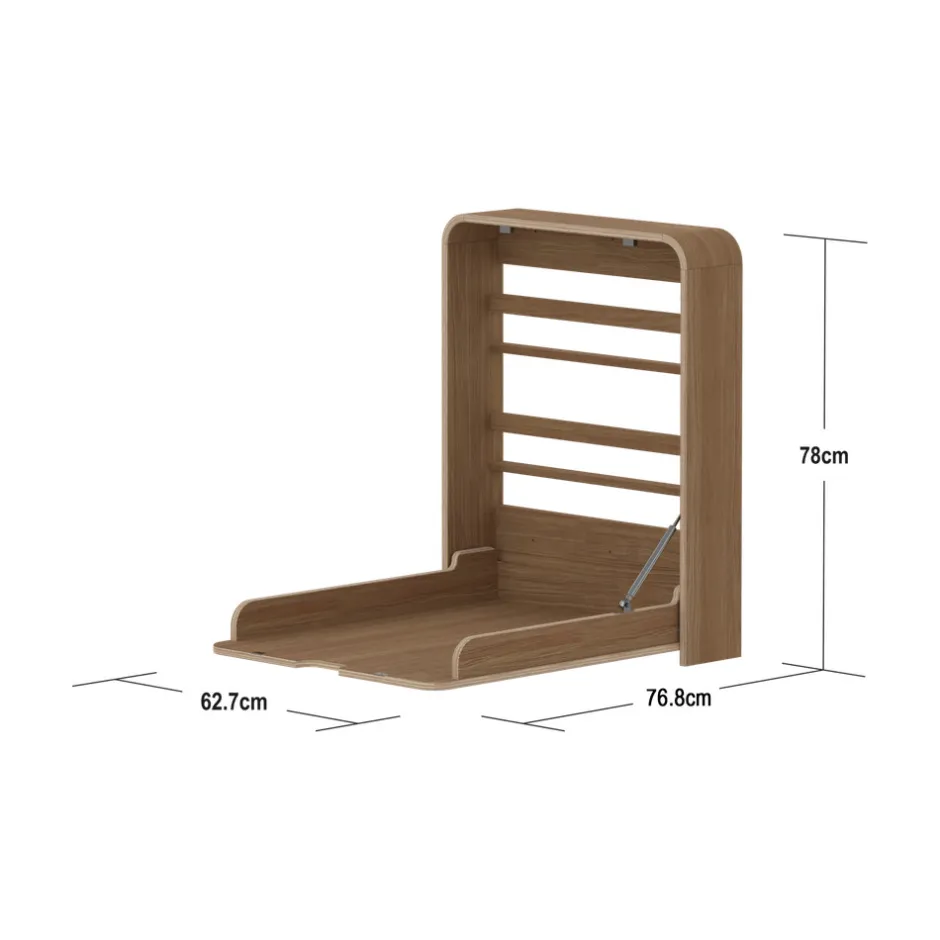 Discount Nova væghængt Puslebord, eg Børn Pusleborde|Pusleborde