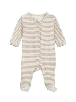 New Nyfødt Dragt - OATSTRIPE Heldragter M. Fod