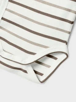 Ofant Langærmet Wrap Body - Cloud Dancer Bodystocking M. Skrålukning