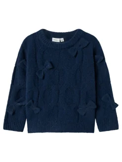 New Olivia Striktrøje - Navy Blazer Cardigans, Veste & Trøjer