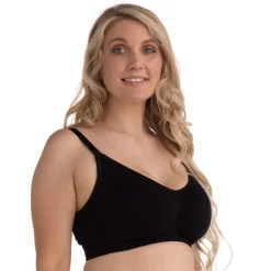 Best Original graviditets og amme-bh 2-pak - Beige+sort Amme Bh'Er