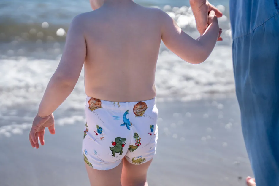 Orla – Badeshorts - BEIGE Badeshorts & Bluser