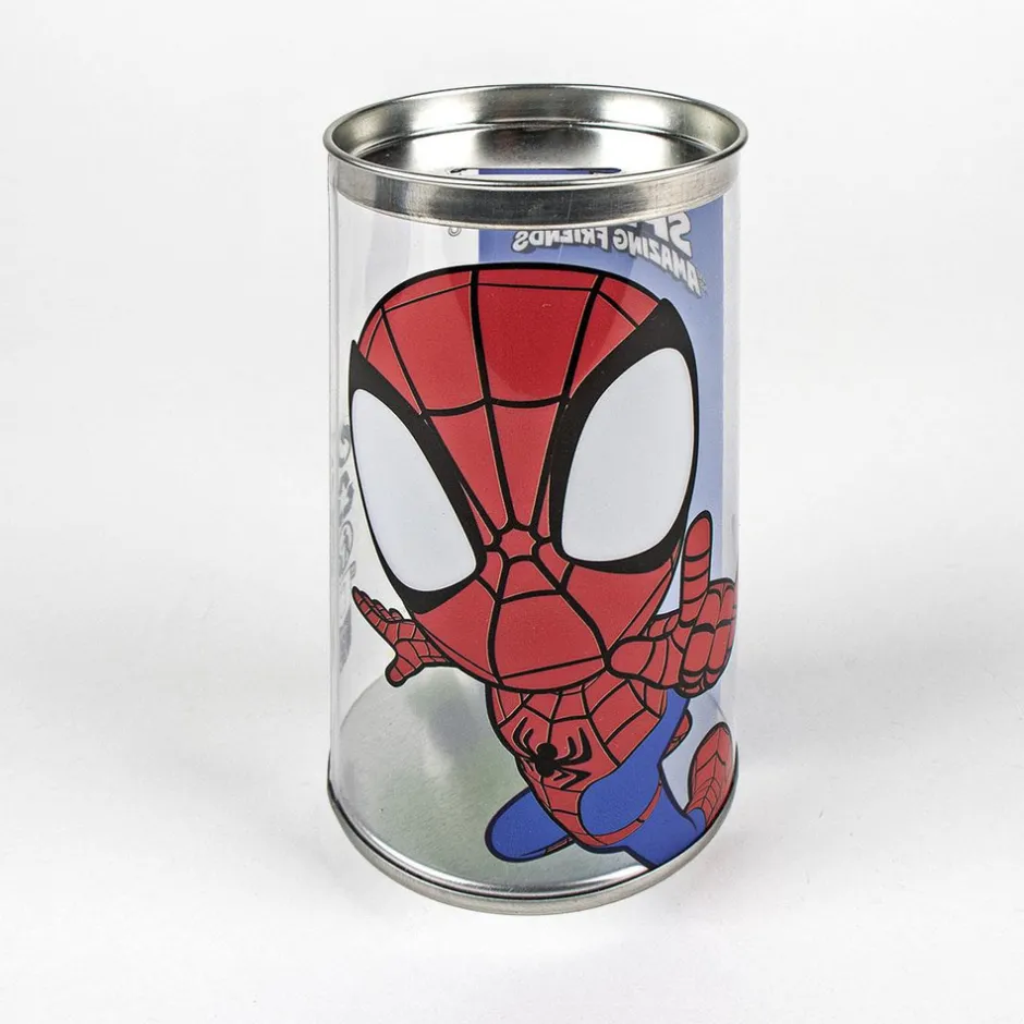 4-pak strømper i sparegris - Spidey - BLÅ/MIX Strømper|Multipack