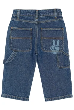 New Parker Worker Jeans - BLUE DENIM Bukser