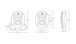 New Pascal skråstol - grå Børn Skråstole