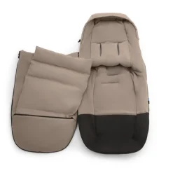 Clearance Performance winter footmuff - dune taupe Køreposer