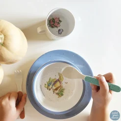 Peter Kanin, tallerken blå Service