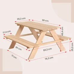 Sale Picnicbænk Børn Bænke & Skamler|Leg I Haven