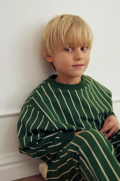 Online Pinstripe Sweatbukser - 690000266 Bukser