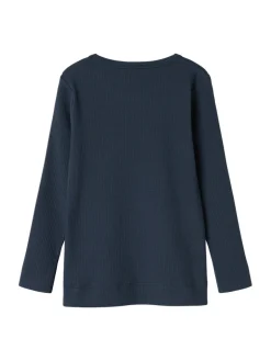 Plain Bluse - Pilot navy Bluser