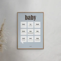 Plakat - Citat Baby A3 Børn Plakater