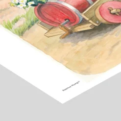 Plakat - Rasmus Klump Regnvejr 30x40 Børn Plakater