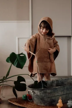 Clearance Poncho - Oak - Oeko-Tex Børn Badeslag & Ponchoer
