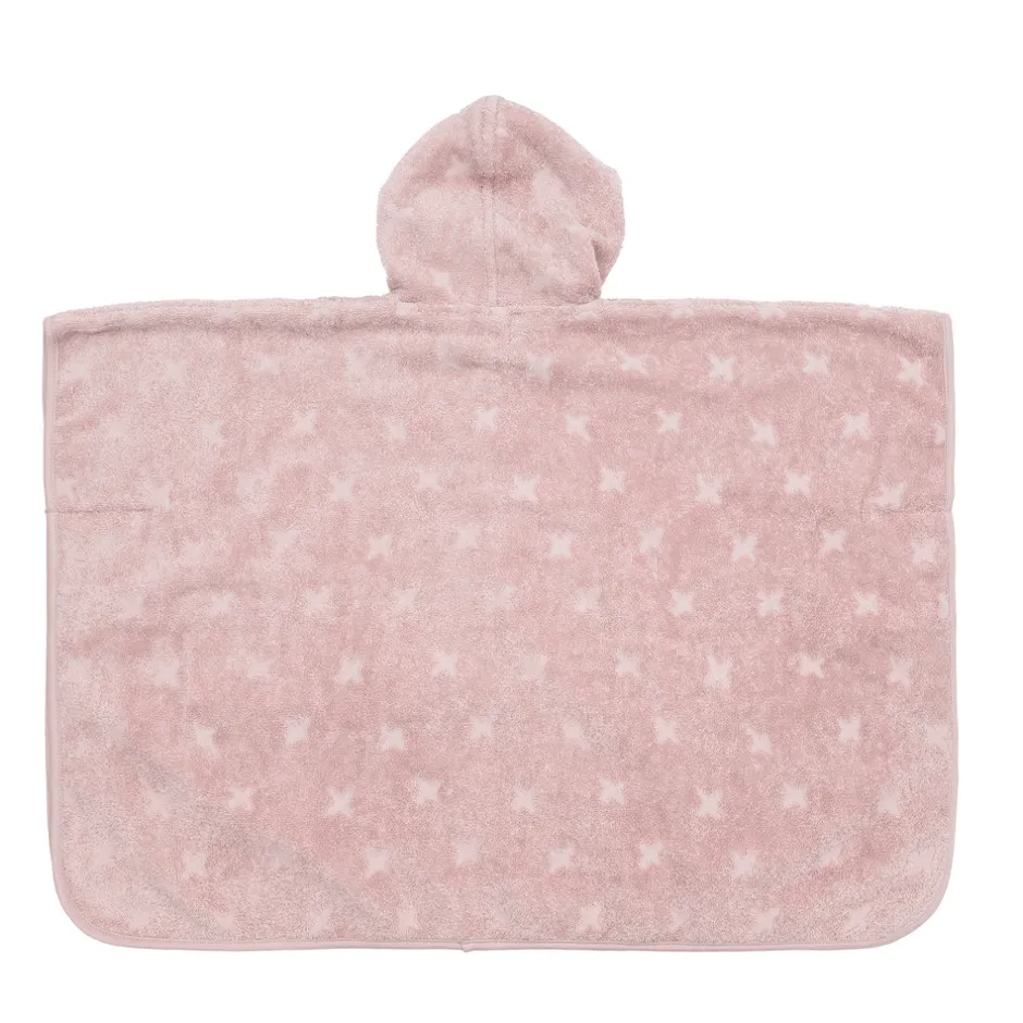 Poncho med hætte frotté - nightingaler 92-104 Børn Badeslag & Ponchoer