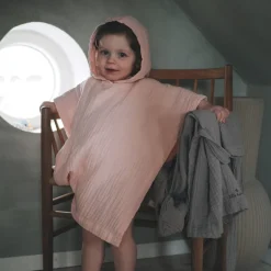 Poncho, Rose Smoke, 1-3 år, 80/98 Børn Badeslag & Ponchoer