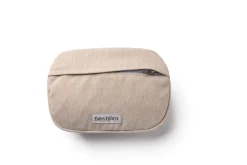 Pose med lommer til Bæresele Vævet mélange, lys beige Bæreseler & Vikler