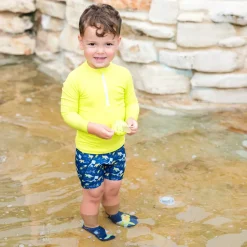 Outlet Premium Rash Badebluse - LIME Badeshorts & Bluser