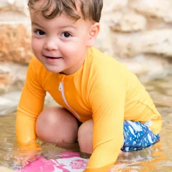 Clearance Premium Rash Badebluse - ORANGE Badeshorts & Bluser