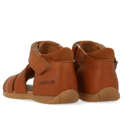 Discount Prewalker sandal med velcro - Cognac/Cognac Begyndersandaler|Begyndersandaler