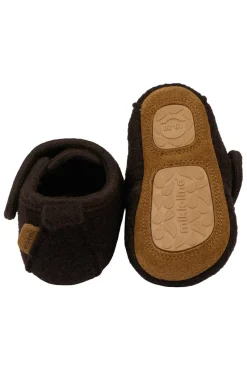 Clearance Prewalker Uld - Raisin Uld Hjemmesko