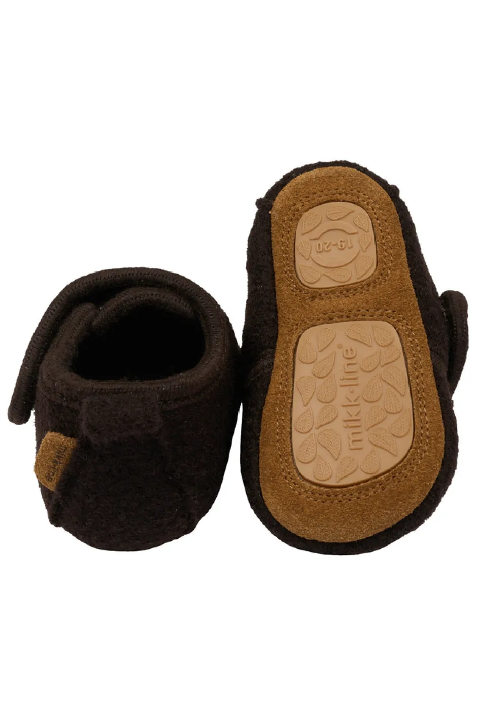 Clearance Prewalker Uld - Raisin Uld Hjemmesko