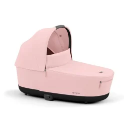 Discount Priam Duovogn - peach pink/chrome black Kombivogne Med Flade Sæder
