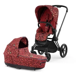 Sale Priam duovogn - rockstar/matt black Kombivogne Med Flade Sæder