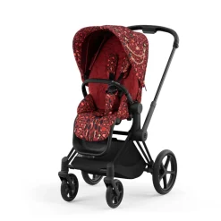 Online Priam klapvogn - rockstar/matt black Klapvogne Med Flade Sæder