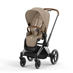 Priam pakke - cozy beige/chrome brown PLUS Kombivognspakker