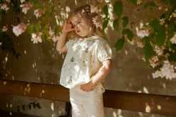 Sale Printed bluse m. krave - TIVOLI Bluser